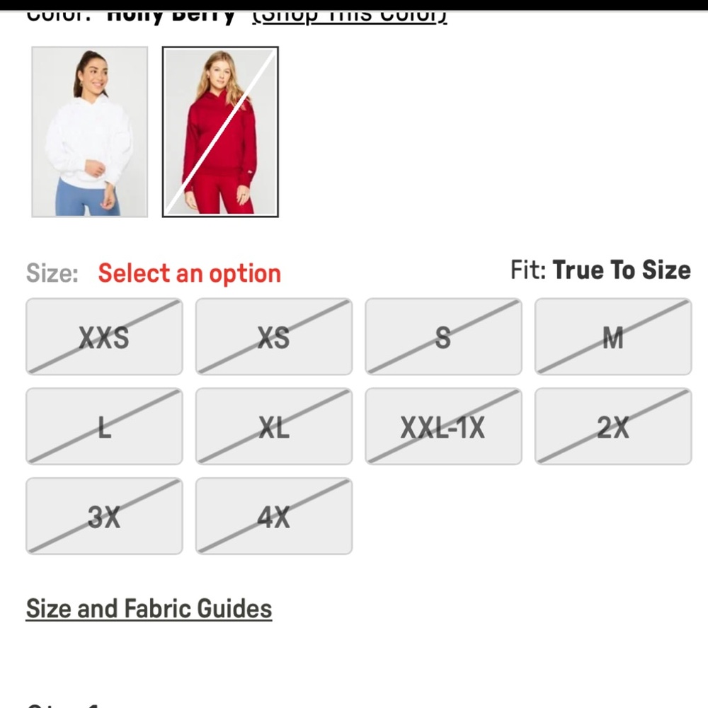 Fabletics Year Round Terry Hoodie Size Small - Picture 5 of 5
